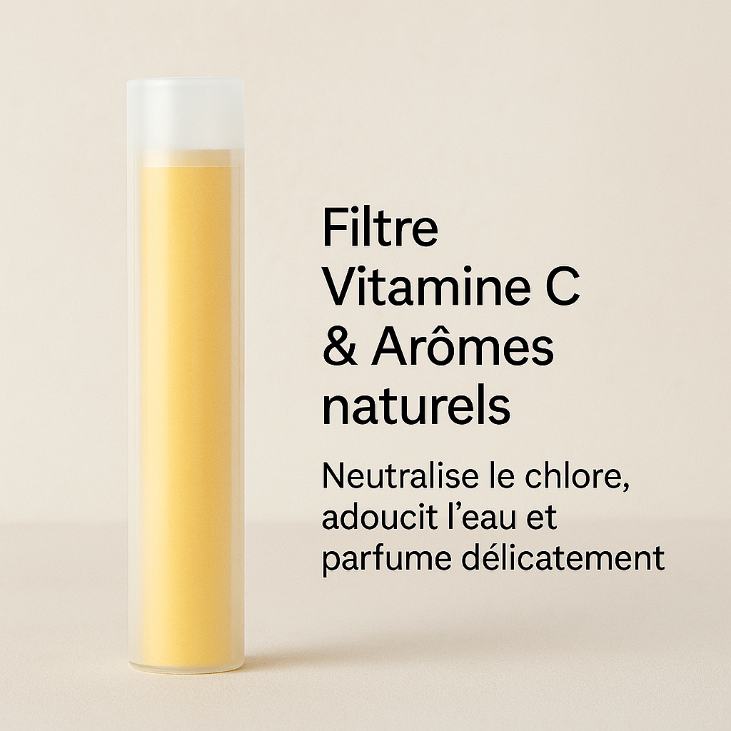 Kit Douchette AS-MIST – Filtration Vitamine C & Jet Modulable (blanc)