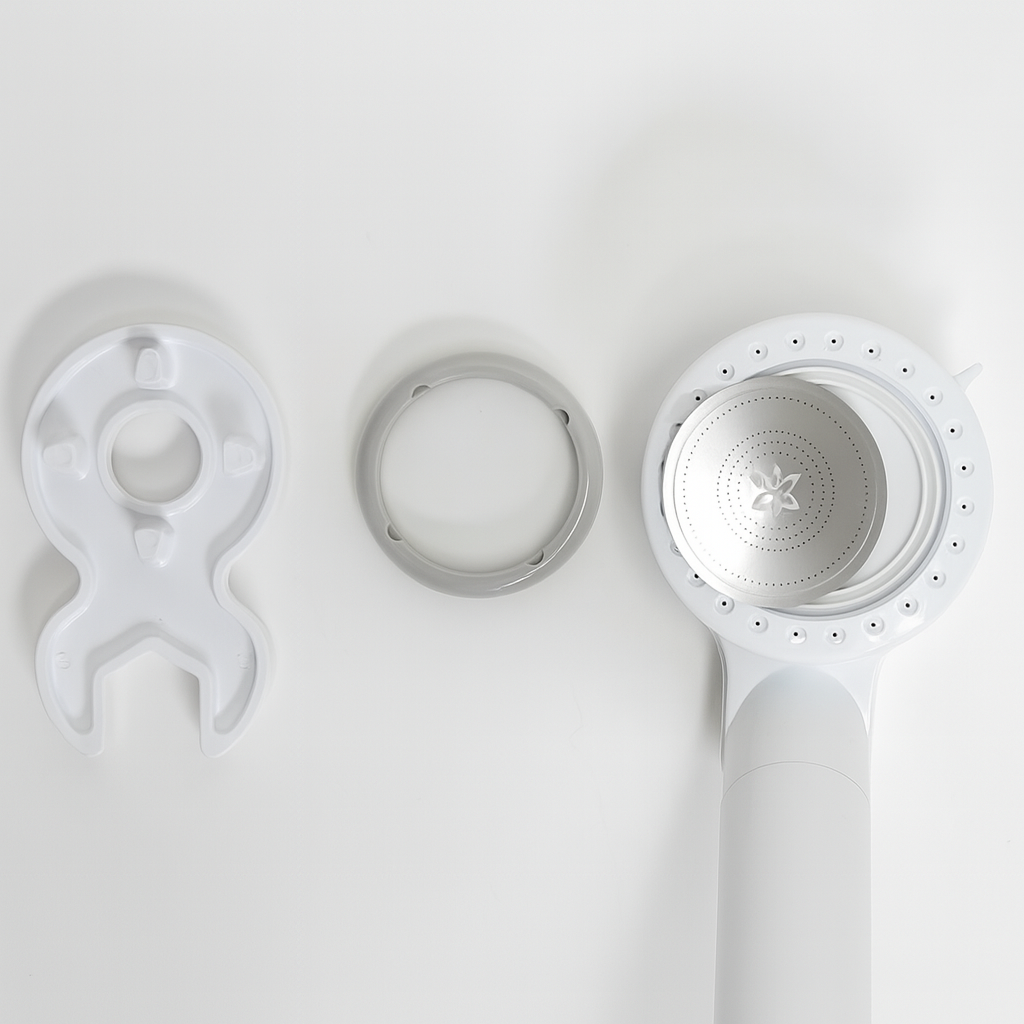 Kit Douchette AS-MIST – Filtration Vitamine C & Jet Modulable (blanc)